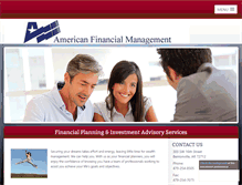 Tablet Screenshot of americanfinancialmanagement.com